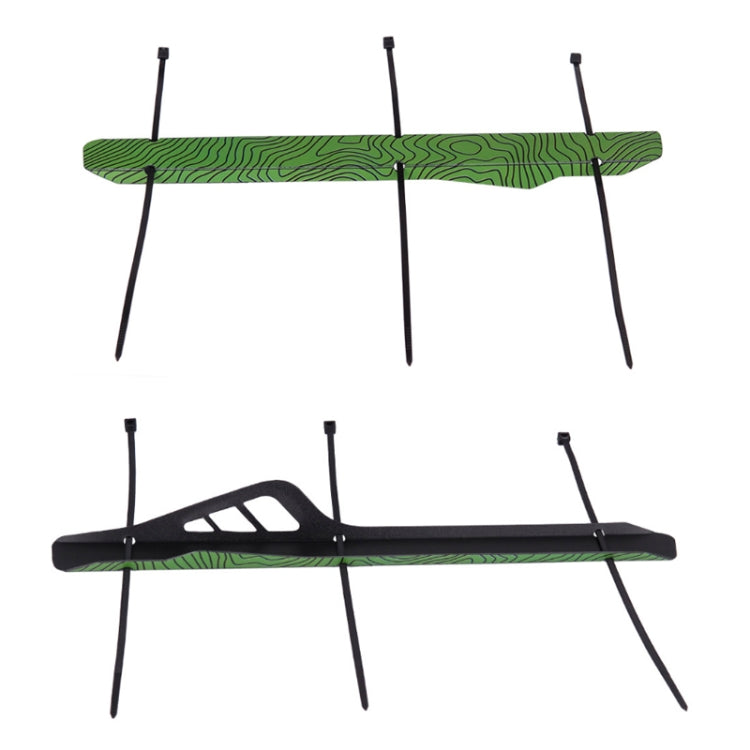 ZTTO 2 PCS Mountain Bike Paracatena in plastica Equipaggiamento da equitazione, Orange, Green, Black