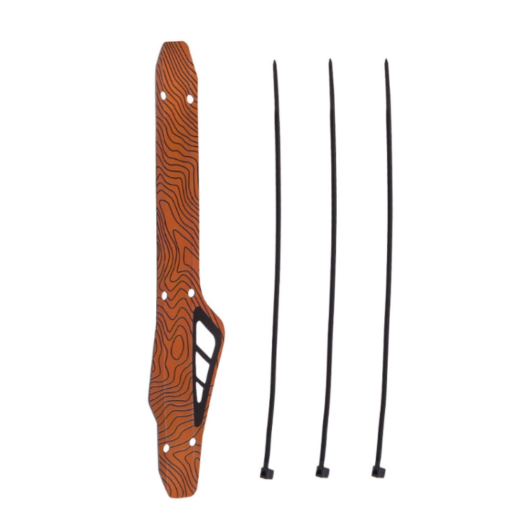 ZTTO 2 PCS Mountain Bike Paracatena in plastica Equipaggiamento da equitazione, Orange, Green, Black