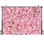 Tessuto di sfondo muro rosa rosa