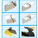 SHUNWEI Occhiali per la visione notturna con visiera antiabbagliante per auto, stile:, Day and Night Use, Large Daily Use, Medium Daily Use