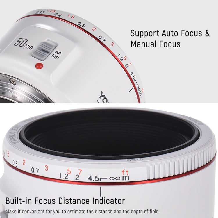 Le migliori offerte per YONGNUO YN50mm F1.8 II Obiettivo a fuoco fisso Full Frame Messa a fuoco automatica per fotocamera Canon SLR sono su ✓ Confronta prezzi e caratteristiche di prodotti nuovi e usati ✓ Molti articoli con consegna gratis!            ...