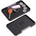 2 PZ SHUNWEI SD-1030 Vassoio portaoggetti universale antiscivolo per auto, SD-1030 Black