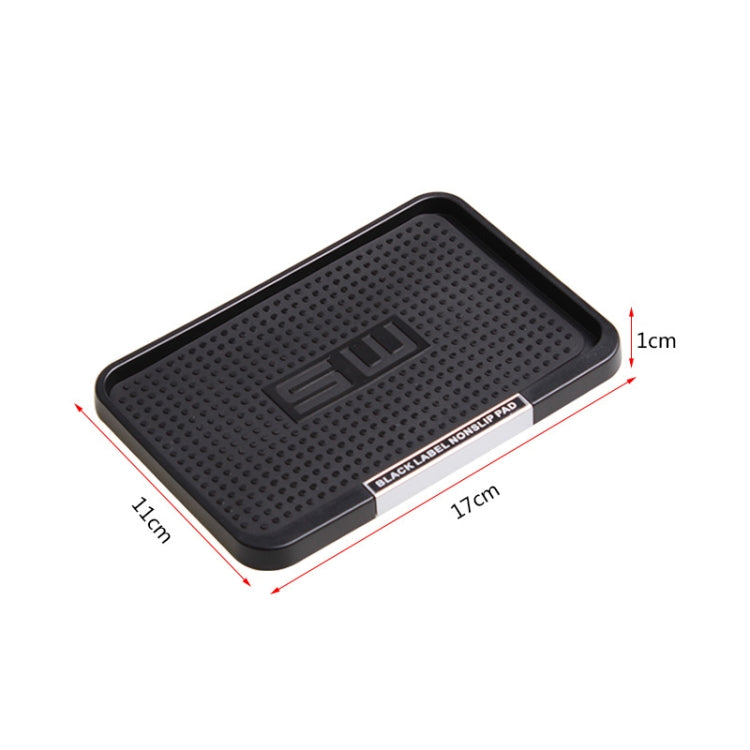 2 PZ SHUNWEI SD-1030 Vassoio portaoggetti universale antiscivolo per auto, SD-1030 Black