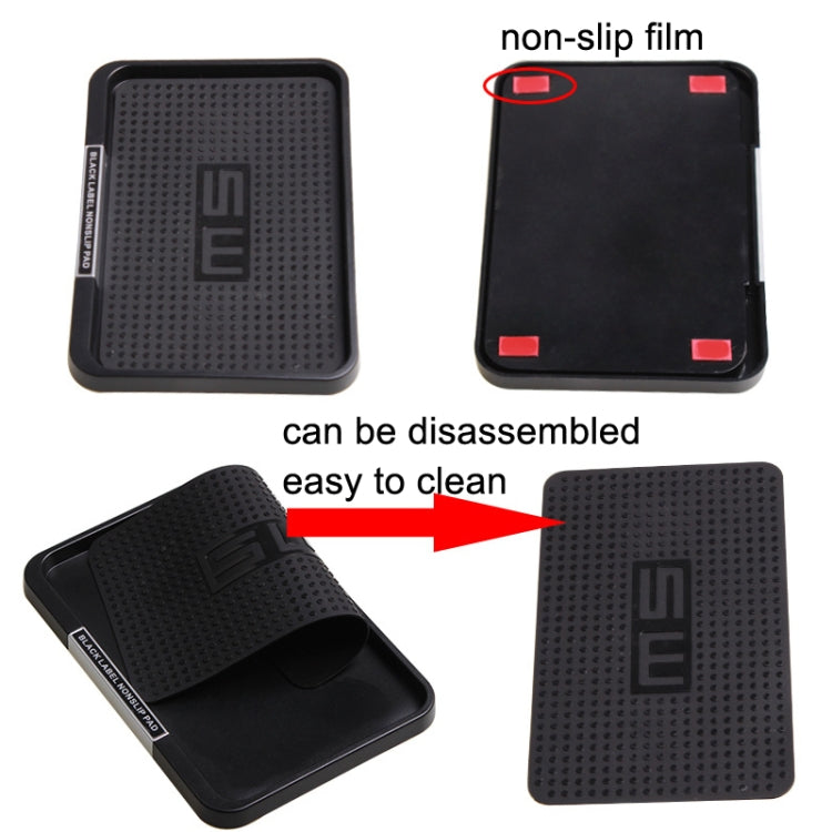 2 PZ SHUNWEI SD-1030 Vassoio portaoggetti universale antiscivolo per auto, SD-1030 Black