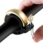 WEST BIKING Campanello in rame retrò per bicicletta con campanello nitido e rumoroso, WEST BIKING Copper Bell(Gold)