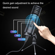 Microfono USB a diaframma largo SYNCO V1 Live