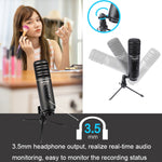 Microfono USB a diaframma largo SYNCO V1 Live