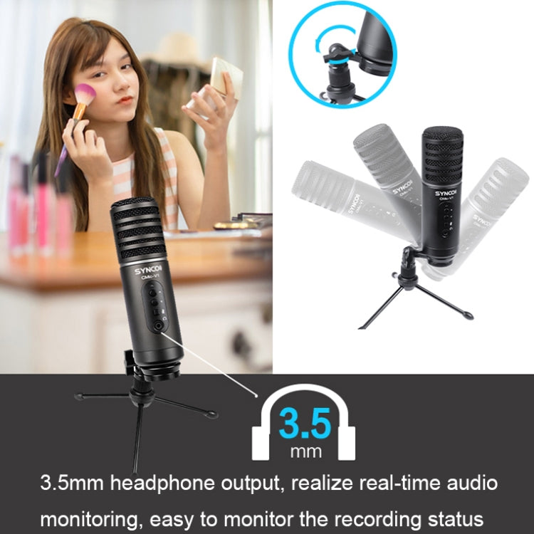 Microfono USB a diaframma largo SYNCO V1 Live