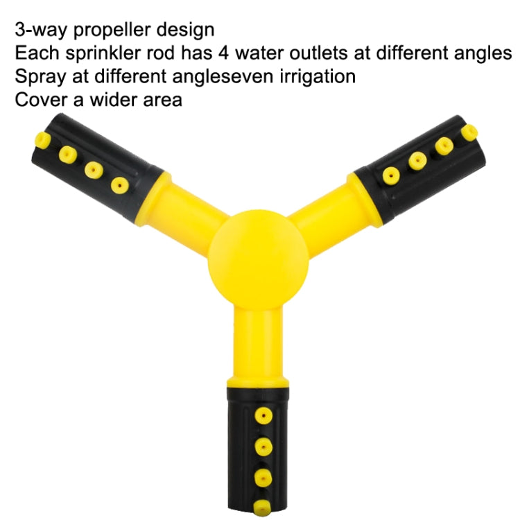 Dispositivo di irrigazione rotante a 360 gradi, stile:, Sprinkler, With Pacifier Connector, With 4-point Connector, With 6-point Connector, With 1 inch Connector, With 2 PCS 4-point Connector and Pacifier, With 2 PCS 6-point Connector and Pacifier     ...