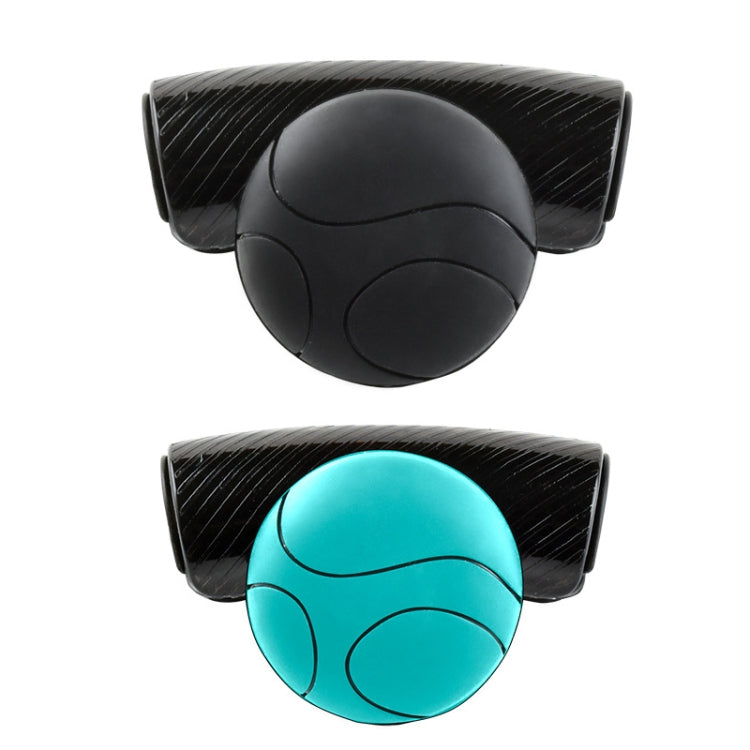 Booster per volante con cuscinetto in silicone per autoveicoli da 2 pezzi, Black, Blue