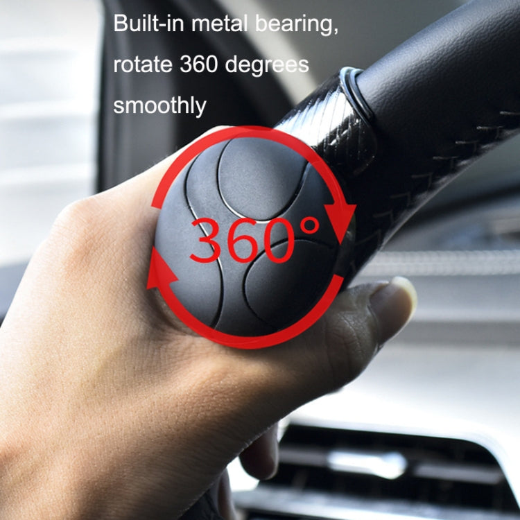 Booster per volante con cuscinetto in silicone per autoveicoli da 2 pezzi, Black, Blue
