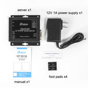DTECH IOT9031B RS485/422 a TCP/IP Ethernet Serial Port Server, spina CN, IOT9031B RS485/422 To TCP/IP