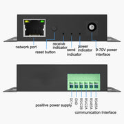 DTECH IOT9031B RS485/422 a TCP/IP Ethernet Serial Port Server, spina CN, IOT9031B RS485/422 To TCP/IP