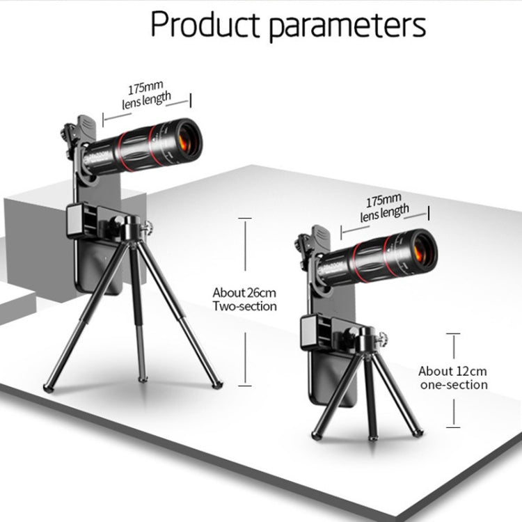 Telescopio universale 28X per smartphone con clip