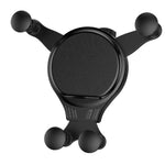 2PCS JQ006 Supporto per telefono con presa d'aria per auto rotante universale a scatto, Dark Black, Light Green, Cherry Pink