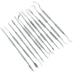 12 in 1 coltello da intaglio per cera in acciaio inossidabile set di strumenti dentali strumento per modellare l'argilla, 12 In 1 Knife