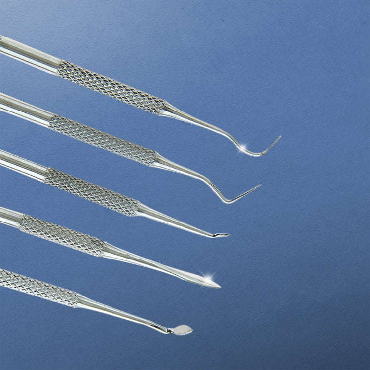 12 in 1 coltello da intaglio per cera in acciaio inossidabile set di strumenti dentali strumento per modellare l'argilla, 12 In 1 Knife