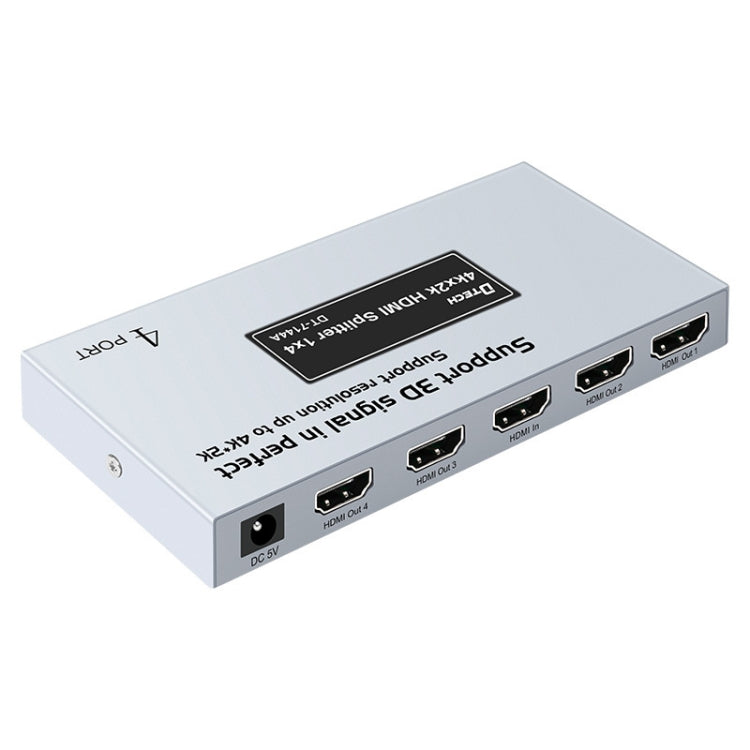 DTECH DT-7144A HDMI 2.0 1 In 4 Out 4K X 2K HD Splitter Video, Spina CN, DT-7144A