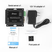DTECH IOT9031 RS232/485/422 a TCP 3 in 1 server seriale, spina CN, IOT9031 RS232/485/422 To TCP