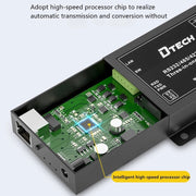 DTECH IOT9031 RS232/485/422 a TCP 3 in 1 server seriale, spina CN, IOT9031 RS232/485/422 To TCP