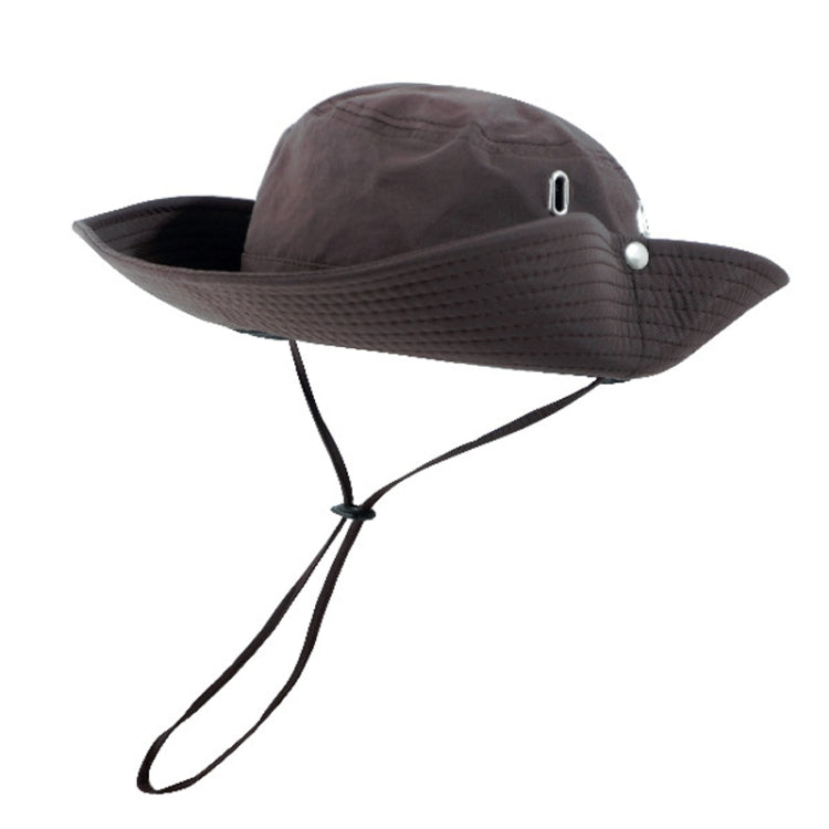 Cappello da pescatore versatile e traspirante con coulisse, Khaki, Black, Grey, Coffee, Dark Blue, Army Green