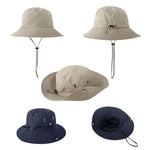 Cappello da pescatore versatile e traspirante con coulisse, Khaki, Black, Grey, Coffee, Dark Blue, Army Green
