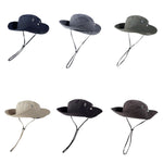 Cappello da pescatore versatile e traspirante con coulisse, Khaki, Black, Grey, Coffee, Dark Blue, Army Green