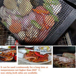 Borsa per grigliare in rete antiaderente per barbecue Vc005, dimensioni:, Black (24 x 14cm), Black (22 x 27cm), Black (30 x 27cm), Black (40 x 30cm)