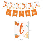 Decorazione per feste di compleanno per bambini a tema motivo agrumi, Baby Birthday Party Decoration