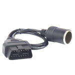 Cavo di alimentazione del registratore di guida del sedile femminile dell'accendisigari dell'auto OBD, 50cm, 60cm