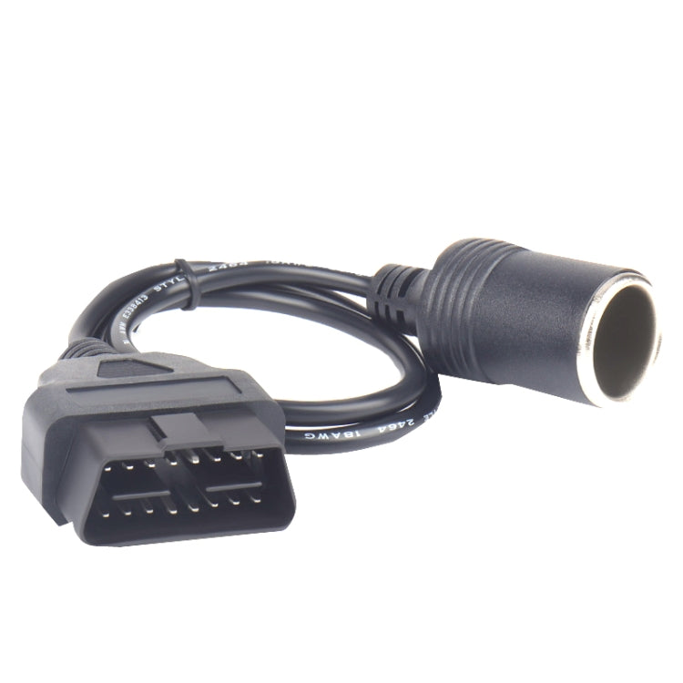 Cavo di alimentazione del registratore di guida del sedile femminile dell'accendisigari dell'auto OBD, 50cm, 60cm