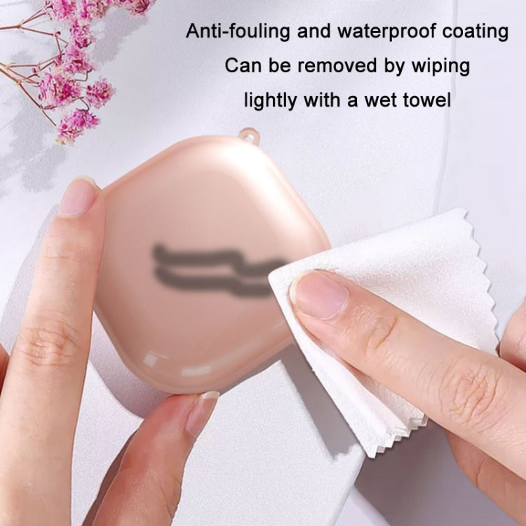 Custodia per auricolari in TPU ad alta trasparenza per Samsung Galaxy Buds Pro/Live, Transparent, Pink Gold, Black, Purple