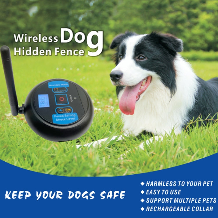 Pet Wireless Trainer Bark Stopper Recinzione elettronica, specifica:, US Plug, EU Plug, AU Plug, UK Plug