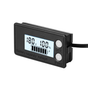 Misuratore di tensione con display digitale a batteria al litio piombo-acido a due fili LCD impermeabile, 8-100V (White), 8-100V (Blue), 8-72V (White), 8-72V (Blue)