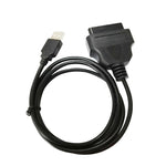 Cavo diagnostico per computer per auto con cavo di conversione femmina da 16 pin USB AM a OBD2, 16PIN