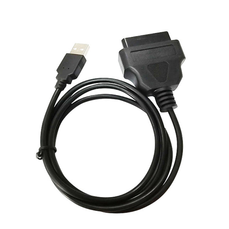 Cavo diagnostico per computer per auto con cavo di conversione femmina da 16 pin USB AM a OBD2, 16PIN