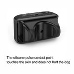 Pet Collar Trainer Ricaricabile Automatic Bark Stop, Automatic Bark Stop Black, Automatic Bark Stop Black White Spots
