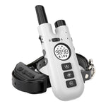 Collare di arresto automatico dell'abbaiare con addestratore di cani con telecomando intelligente, Collar Black, Collar White