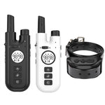Collare di arresto automatico dell'abbaiare con addestratore di cani con telecomando intelligente, Collar Black, Collar White