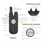 Collare di arresto automatico dell'abbaiare con addestratore di cani con telecomando intelligente, Collar Black, Collar White