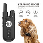 Collare di arresto automatico dell'abbaiare con addestratore di cani con telecomando intelligente, Collar Black, Collar White