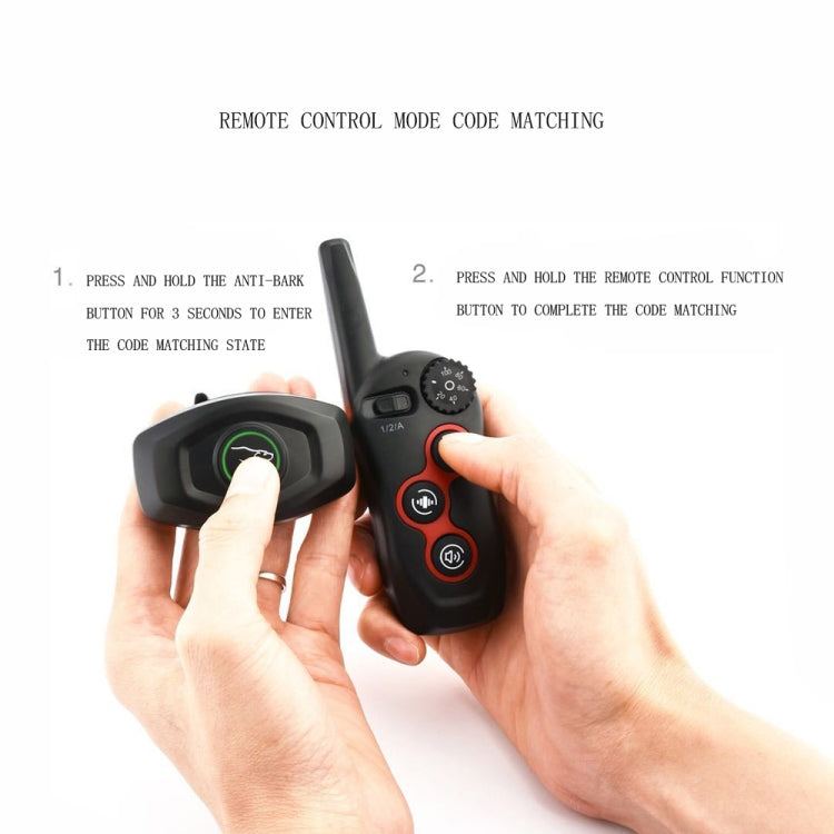 Dispositivo di controllo automatico dell'abbaiare del collare del collare del cane dell'addestratore di telecomando, 1 Drag 1 Red, 1 Drag 1 Black, 1 Drag 1 Orange, 1 Drag 2 Red+Orange