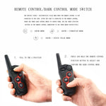Dispositivo di controllo automatico dell'abbaiare del collare del collare del cane dell'addestratore di telecomando, 1 Drag 1 Red, 1 Drag 1 Black, 1 Drag 1 Orange, 1 Drag 2 Red+Orange