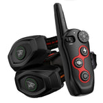 Dispositivo di controllo automatico dell'abbaiare del collare del collare del cane dell'addestratore di telecomando, 1 Drag 1 Red, 1 Drag 1 Black, 1 Drag 1 Orange, 1 Drag 2 Red+Orange