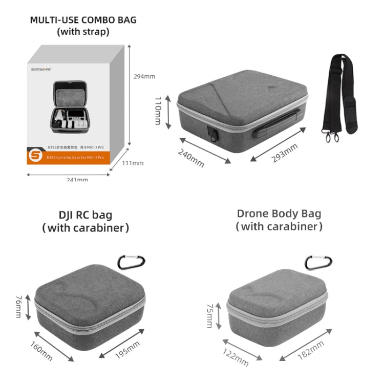 Custodia protettiva per drone Sunnylife per DJI Mini 3 Pro, stile:, MM3-B390, MM3-B391, MM3-B392, MM3-B397