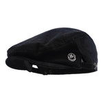 Cappello retrò da strada in velluto a coste con berretto a lettera rovesciata, Blue, Black, Grey, Coffee, Deep Gray