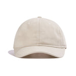 Soft Top Retro All-match Cappello a tesa corta Cappello con visiera a testa grande, Black, Grey, Navy, Coffee, Army Green, Beige White