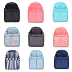 Borsa per la fodera dello zaino del computer Borsa per la conservazione dell'organizzatore della separazione della cartella della scuola, Small Black, Small Pink, Small Light Blue, Small Blue Firebird, Small Gray, Small Pink Stripe, Small Navy Stripe  ...