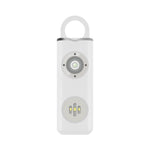 Portachiavi di autodifesa studentessa ricaricabile con allarme anti-lupo, Rechargeable White, Rechargeable Black