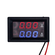 Misuratore di corrente di tensione a doppio display Misuratore di tensione CC digitale, 10A (Red), 10A (Red Blue), 10A (Blue), 50A (Red), 50A (Red Blue), 50A (Blue)